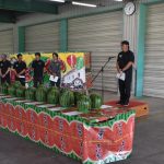 倉吉西瓜　初出荷は２７日に決定 糖度は１１・９　倉吉西瓜生産部会