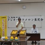 さわやかな味が特徴のクレオパトラメロン　２５日から初出荷